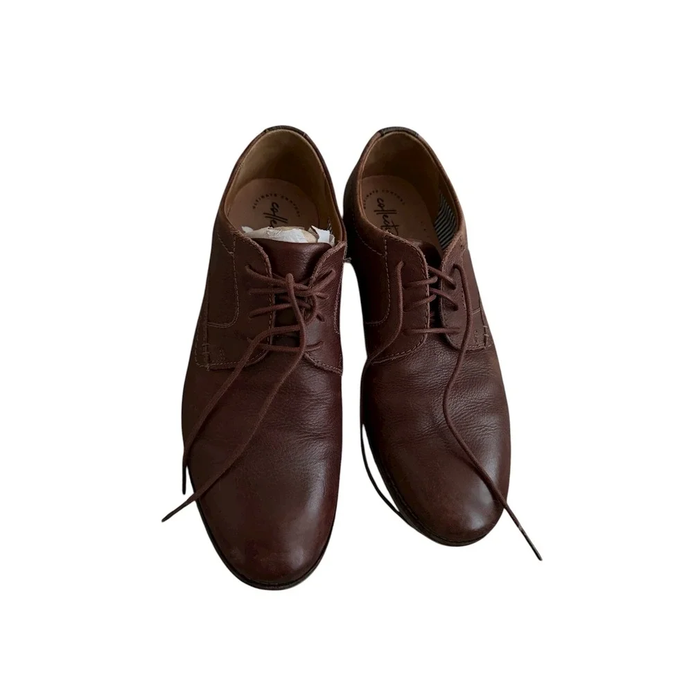 Clarks Men's‎ Leather Oxford Shoes – Size 10.5M – Gently Worn